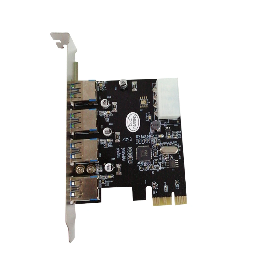 

Плата расширения PCI Express стандарта USB 3 0, 4 порта, 5 Гбит/с