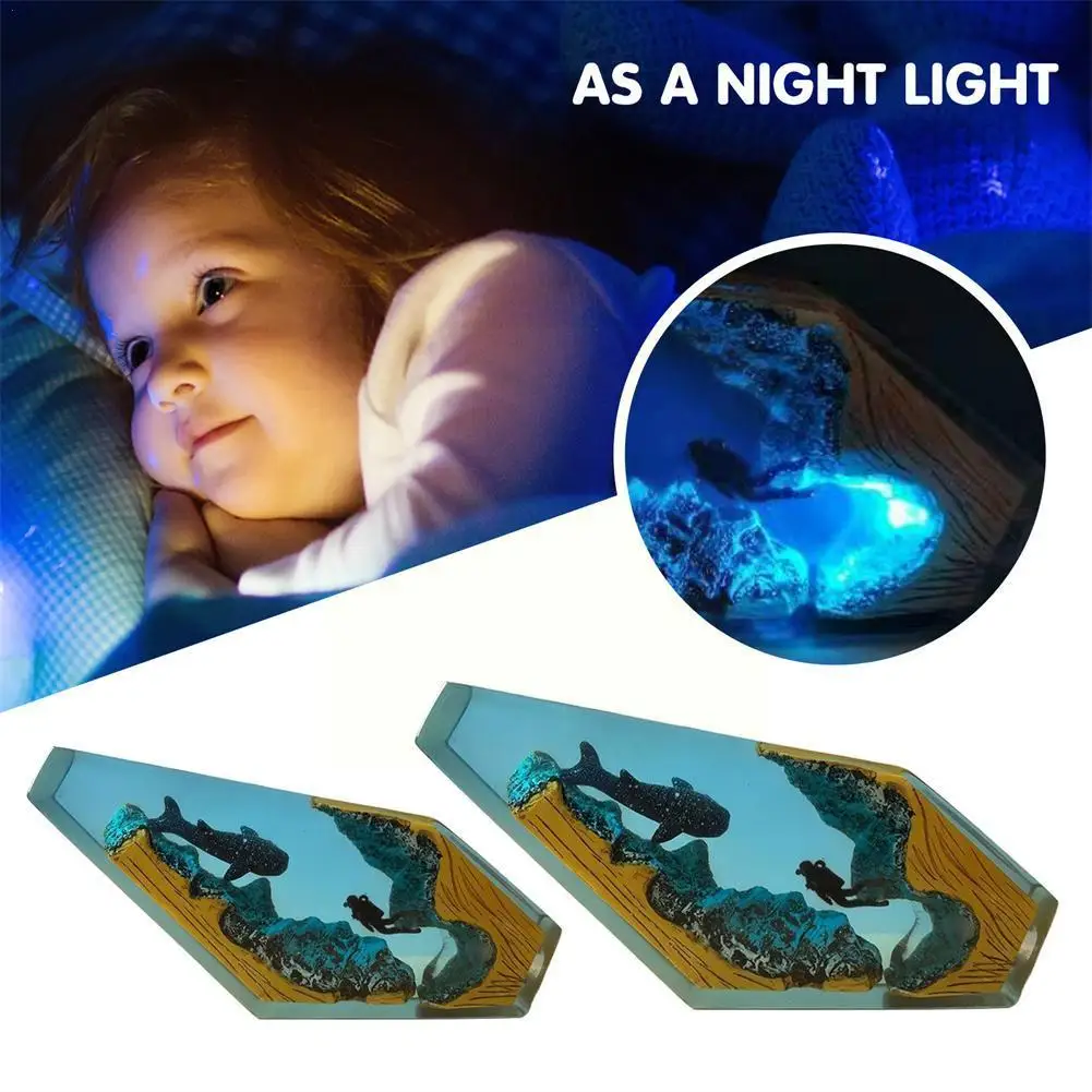 

Led Luminous Whale Night Light Projector Birthday Party Decoration Portable Mood Light For Bedroom Living Room Wall Photogr X0P0
