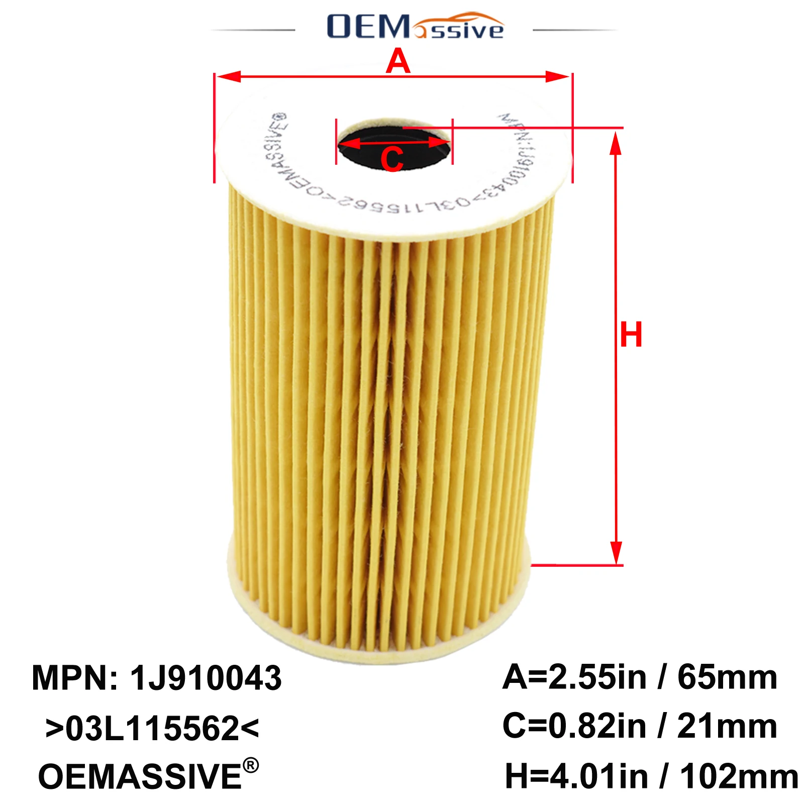 Масляный фильтр для Audi A1 Q3 Q5 Seat Alhambra Toledo Skoda Rapid Roomster Yeti VW Crafter CC EOS 2011 2012 2013 2014 2015 2016 TDI