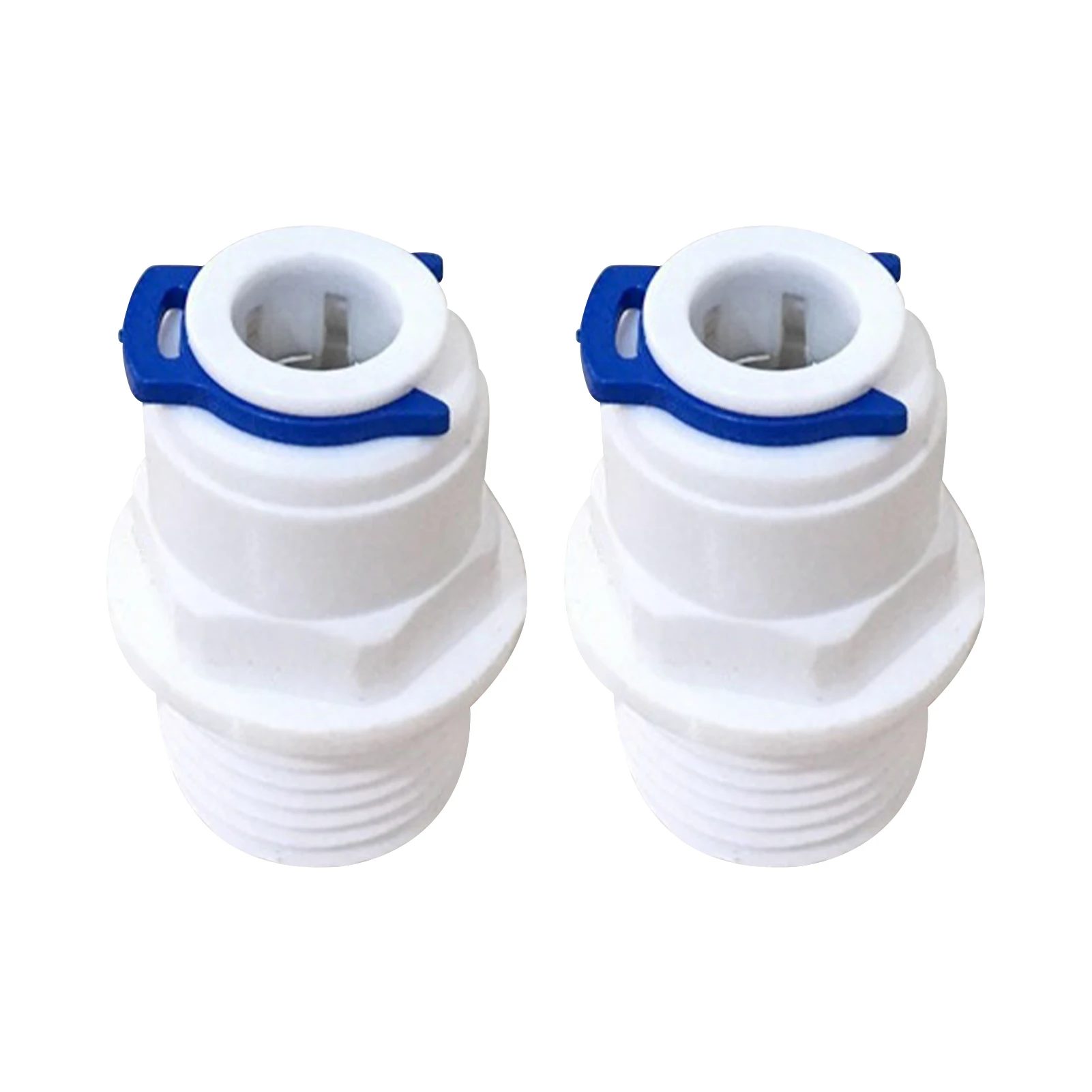 

2pcs Adapter For Purifier Plastic Quick Connect With Sealing Ring Water Tube Fitting Multifunctional Durable Straight Leakproof