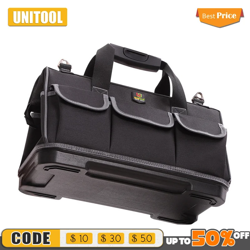 

Large Capacity Tool Bag Hardware Organizer Crossbody Belt Men Travel Bags Handbag Backpack Spanner Electrician Carpenter Toolkit