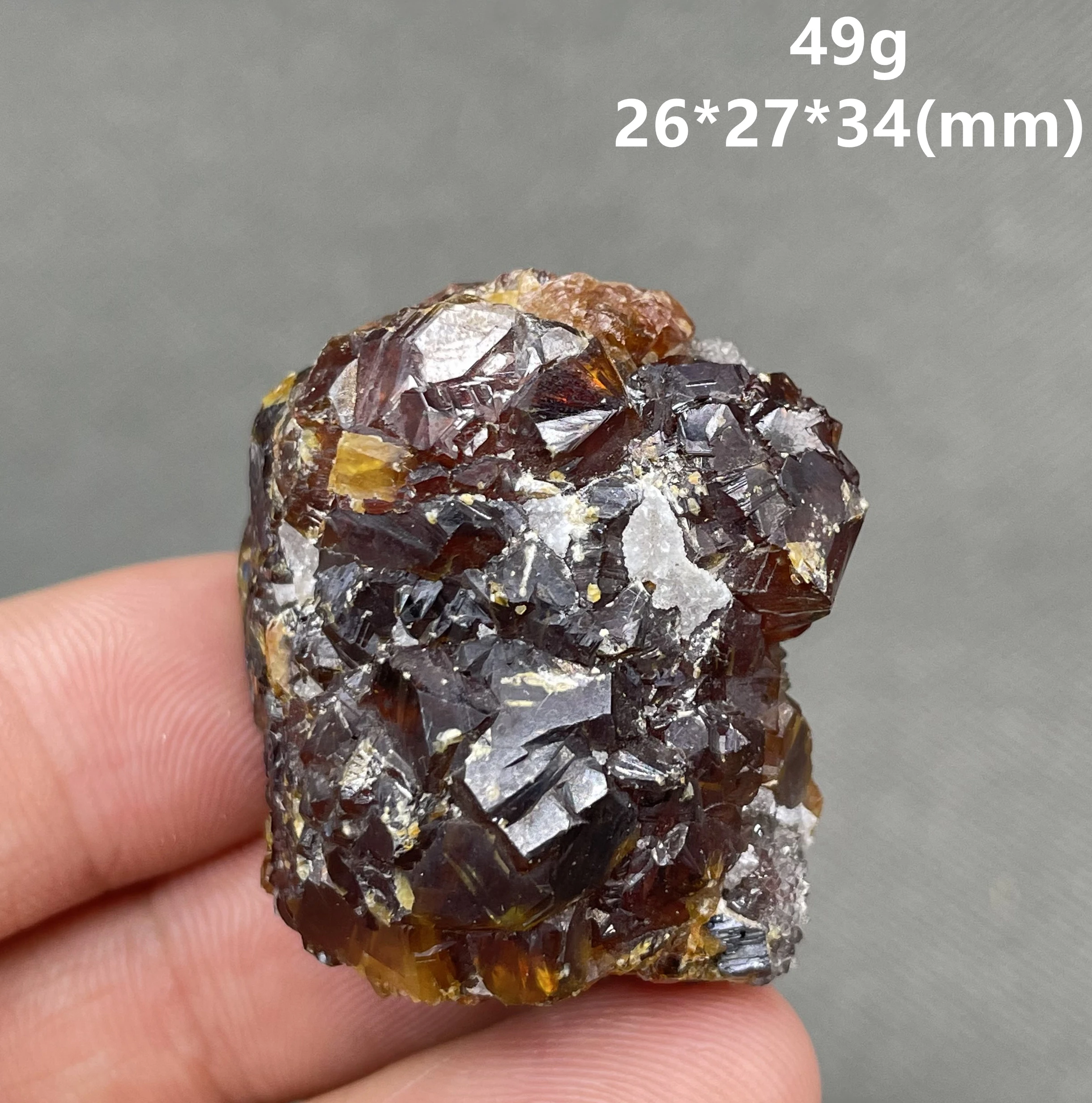 

Новинка! Натуральные минеральные камни и кристаллы sphalerite, 49 г