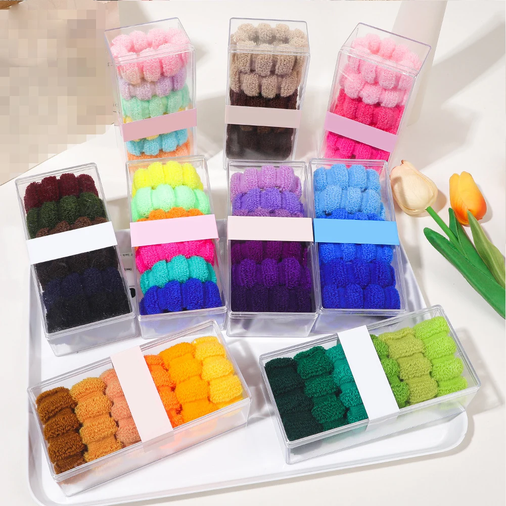 

Резинка для волос однотонная женская, простая мягкая эластичная заколка, модные аксессуары для волос, 1 комплект