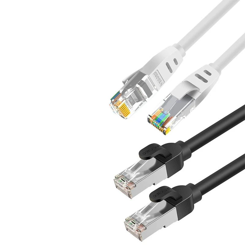 

Cat 6 Ethernet Cable Flat Head 10Ft 10Gbps RJ45 Internet Cable For PC/Switch/TV Box/Printer