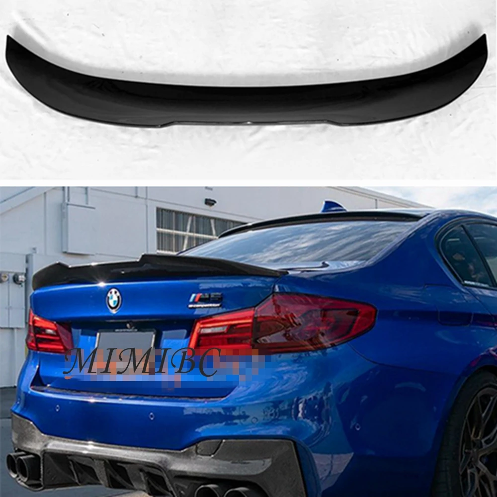 Фото Для G30 G38 M5 F90 Для BMW 5 серии 525i 530i ABS 2017-2023 PRO/MP/M4/M5/PSM стиль Автомобильный задний спойлер на крышу Крыло Комплект кузова Тюнинг №2