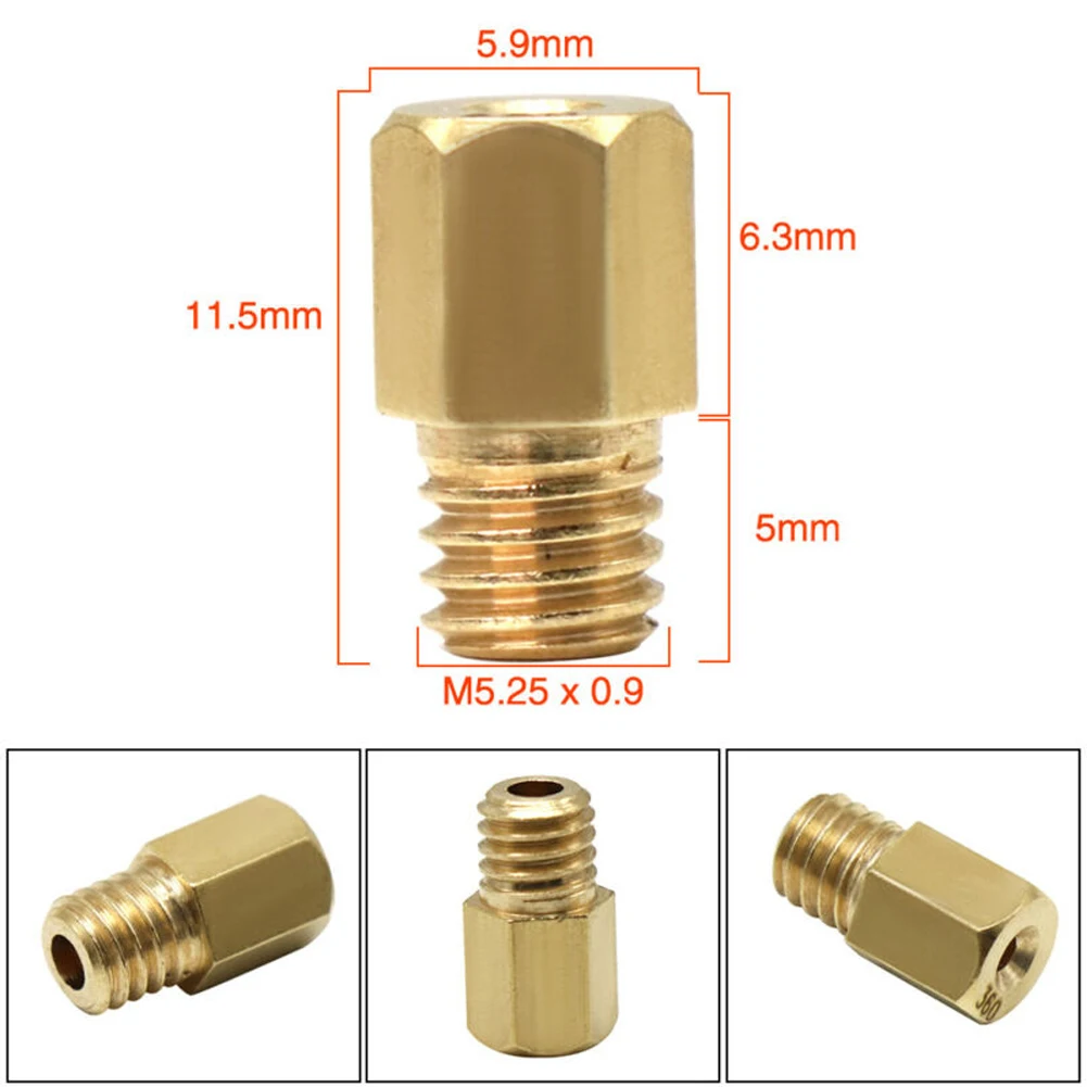 

Gold color Carburetor nozzle Jets Motorcycle VM /Set 12pcs Carb Carburetor For Mikuni Main Jet Motorbike TM Hot