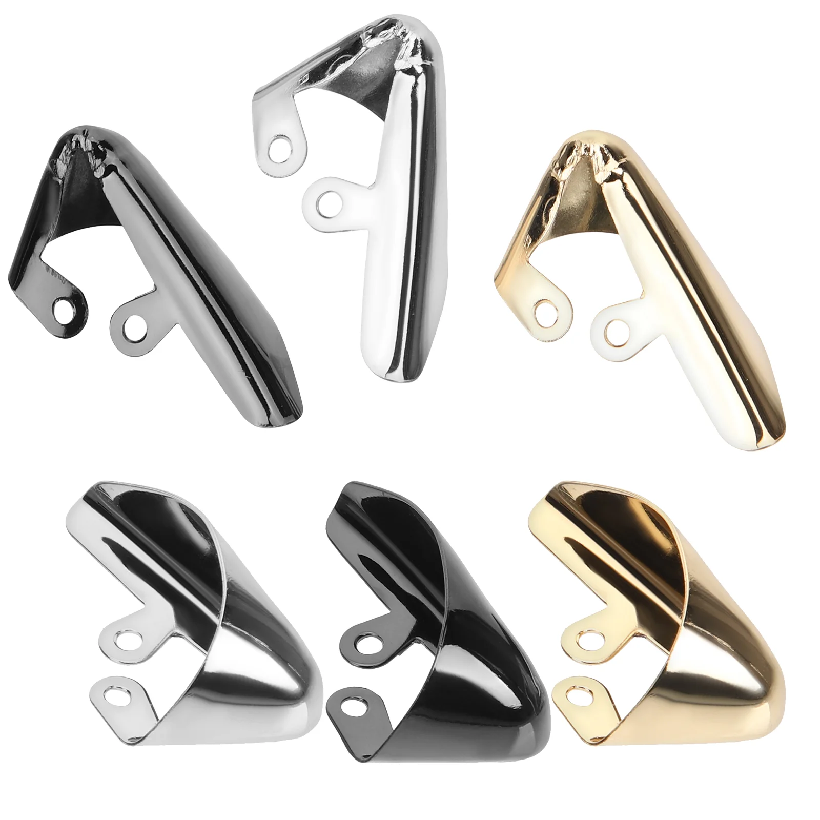 

6 Pcs Toe Protector Shoe Pointed Protectors Accessories High Heel Pointed Covers Metal Pointed Shoes Head Cover