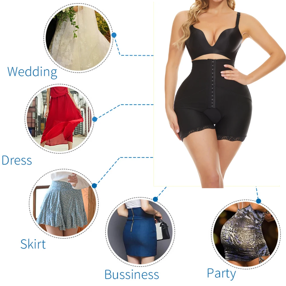 NINGMI High Waist Shapewear Panties Women Body Shaper Tummy Control Panties Body Shapewear Belly Shaper Panties