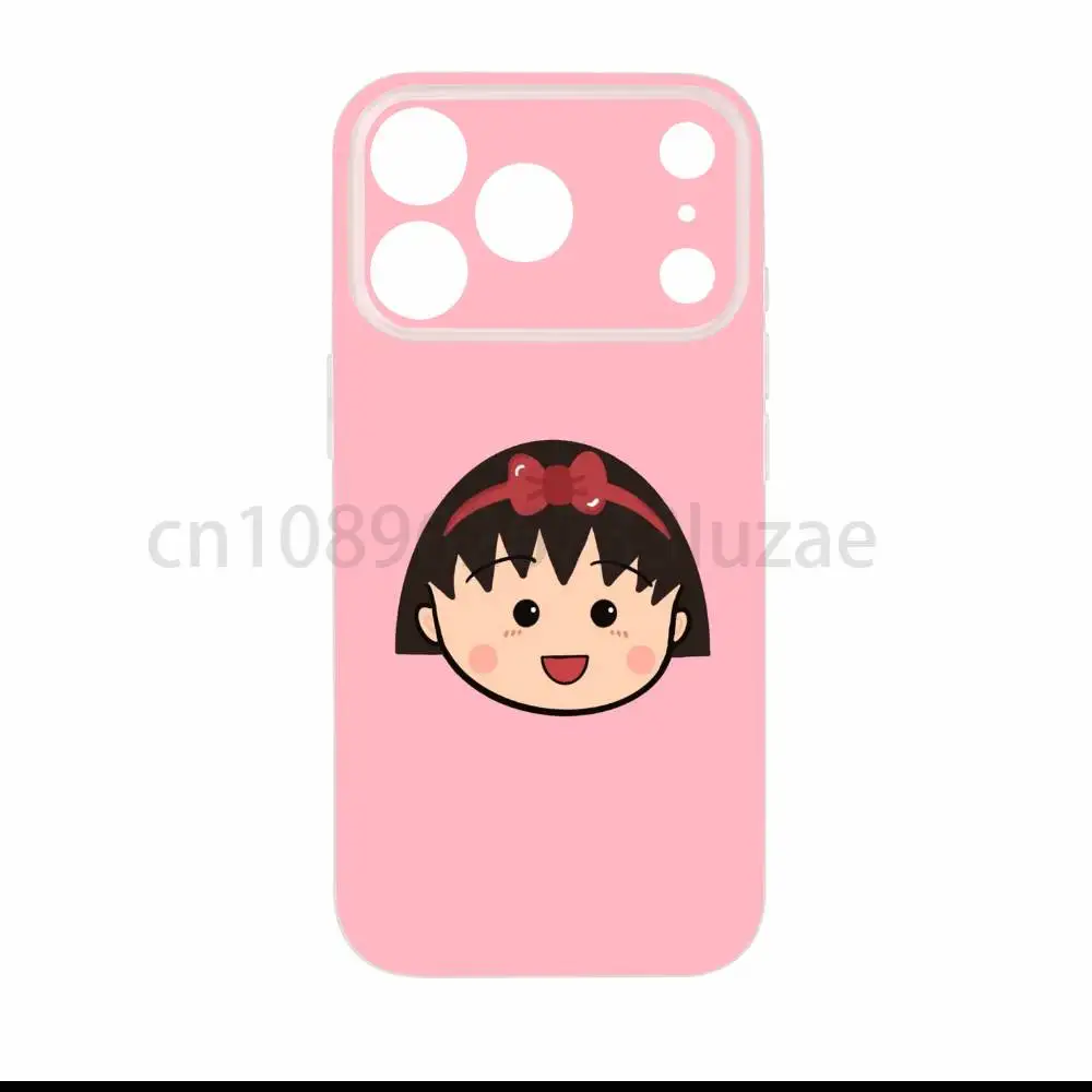 Фото Чехол C-Chibi M-Maruko-chan для Magsafe для iPhone 17 Air 16 15 14 Plus 13 12 11 ProMax, магнитный чехол для беспроводной зарядки №4