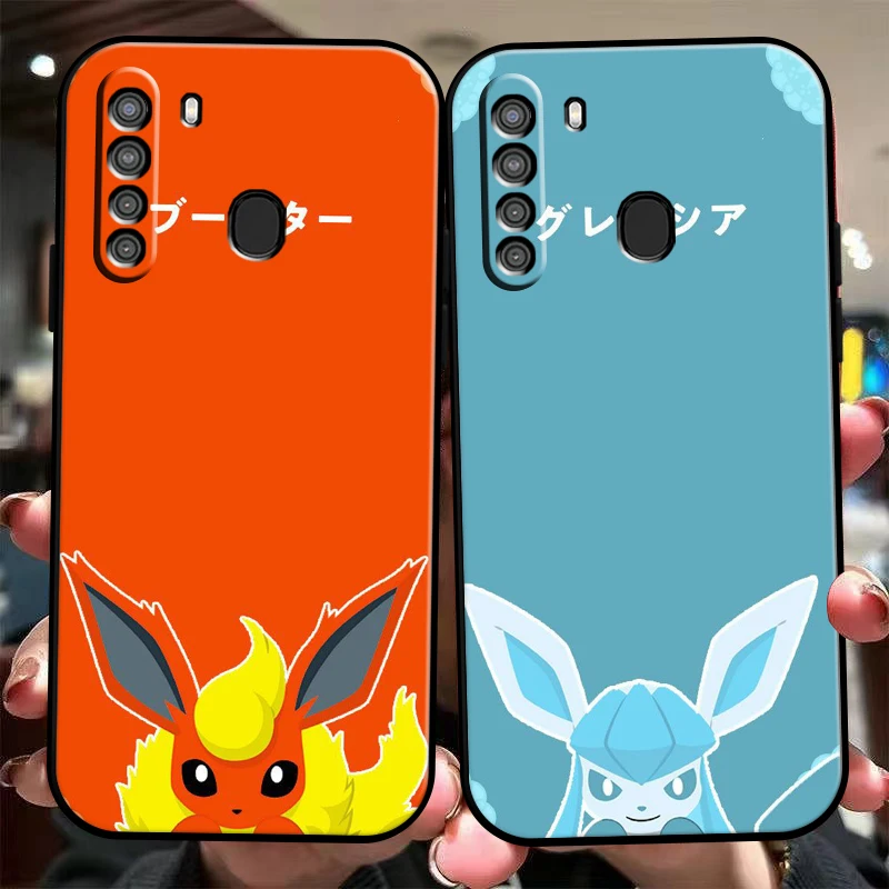 

Pokémon Cartoon Avatar Phone Case For Samsung Galaxy S20 S20FE S20 Ulitra S21 S21FE S21 Plus S21 Ultra Liquid Silicon Back Soft