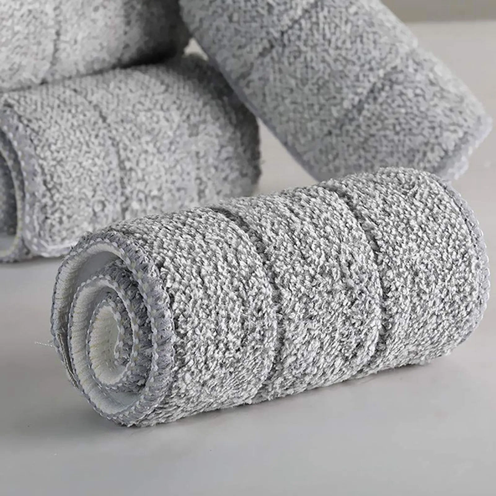 

4 шт., сменные насадки для швабры из микрофибры, для сухой и влажной уборки