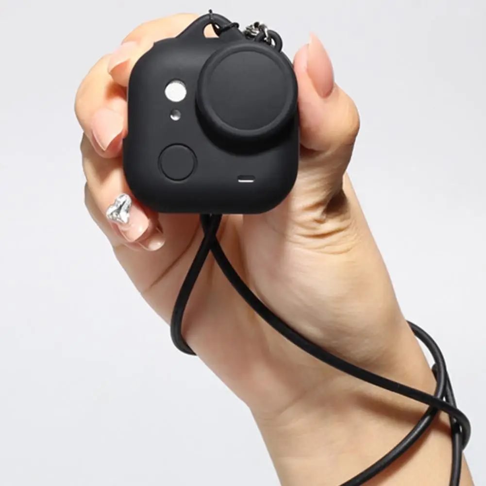 Силиконовый защитный чехол для Insta 360 GO Ultra с крышкой для объектива и ремешком, защитный чехол, аксессуары для камеры V2D6 (art.: 3920da238a153) - 3920da238a153