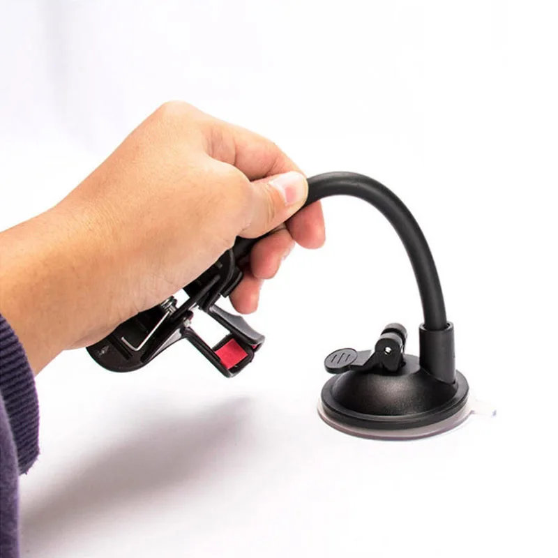 Универсальный автомобильный держатель для телефона на лобовое стекло зажим