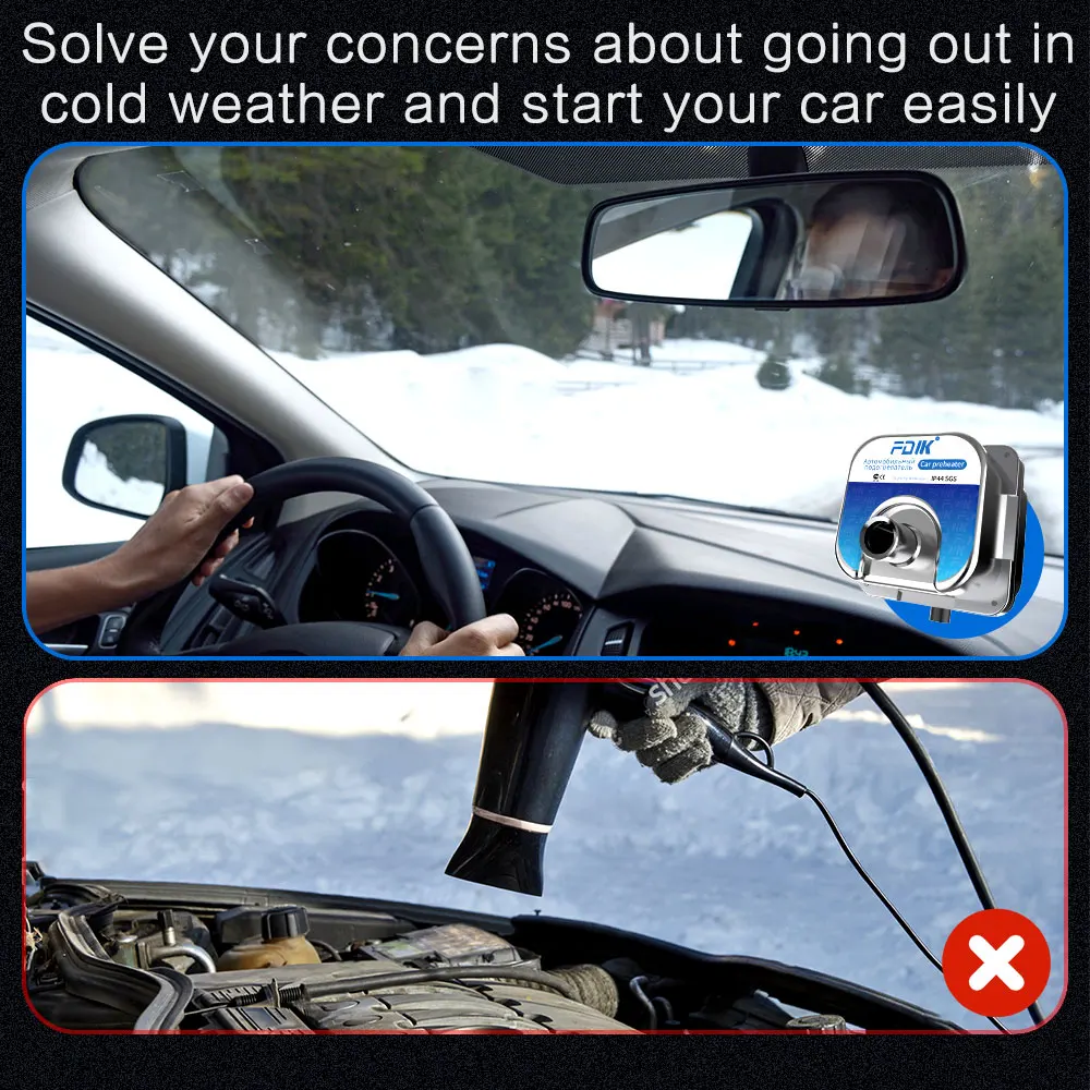 FDIK 1500 Вт автомобильный подогреватель охлаждающей жидкости двигателя 220 В 240