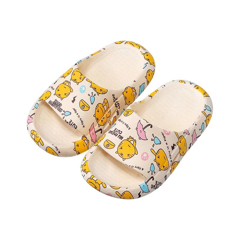 

Cartoon Printing Children's Slippers 2022 Summer Home Soft Bottom Girls Slippers Bathroom Non-slip Boys Slippers