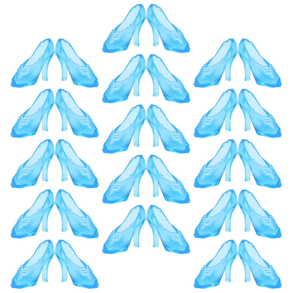 

Mini Crystal Slipper Children Decorations High Heel Shoe Toy Shoes Parts Dress Accessories House Kids Pretend