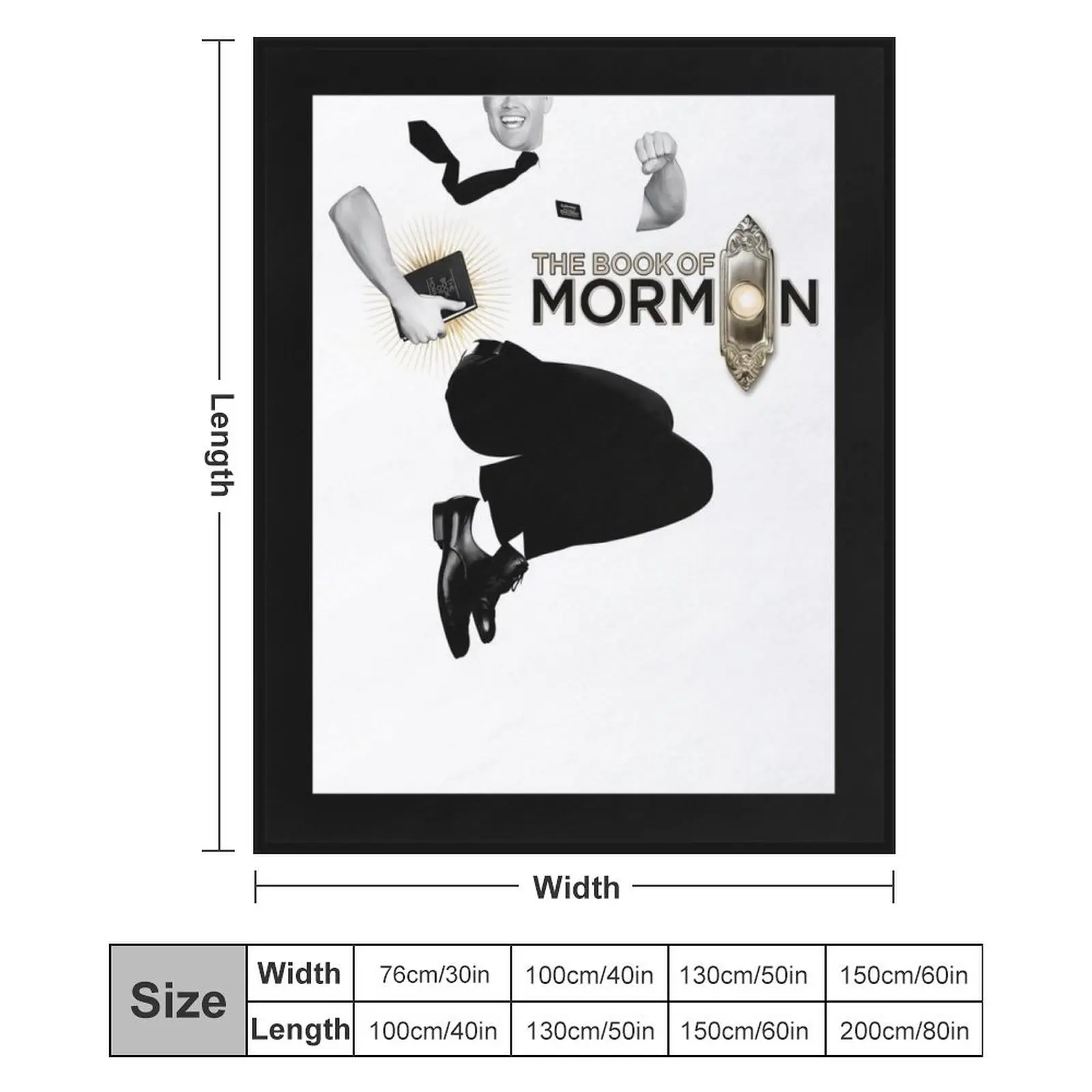 Одеяло с плакатом Книга Мормонов очень большое одеяло мягкие большие одеяла