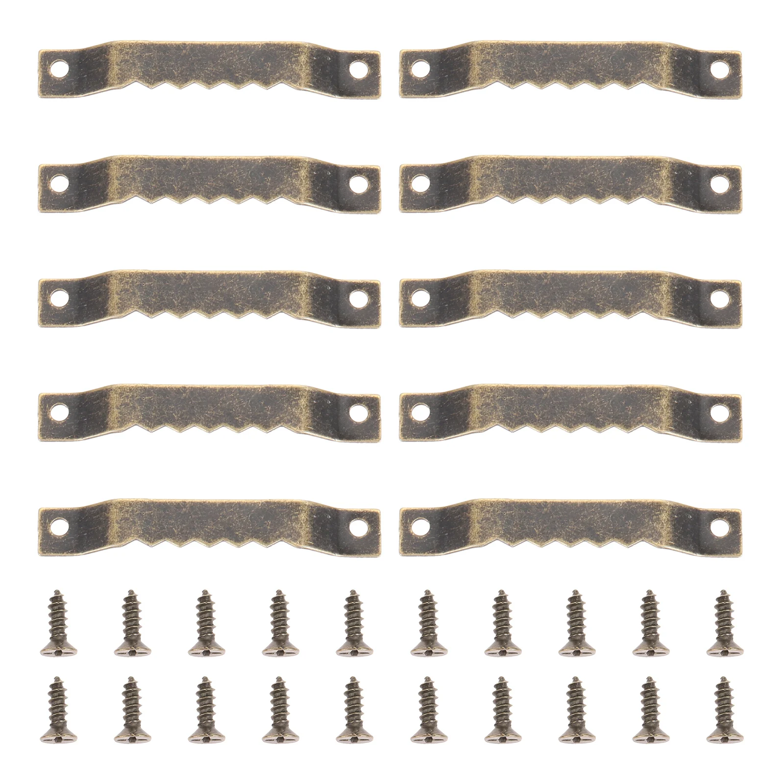 

10 шт. настенные вешалки для картин, картина маслом, зеркало, маленькие пилообразные крючки для фотографий, вешалка в деревянной рамке, металлический подвесной крючок с винтами