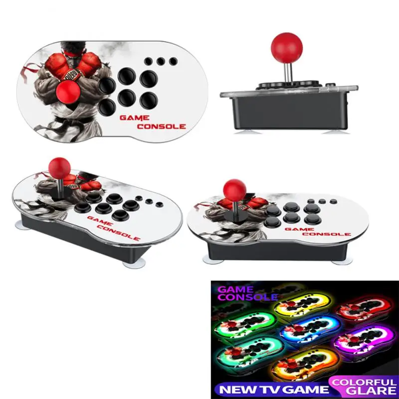 

Портативная игровая консоль, 3D аркадный джойстик, проводной игровой плеер, 10000 игр, игровой автомат с поддержкой 4 игроков, подарки для детей