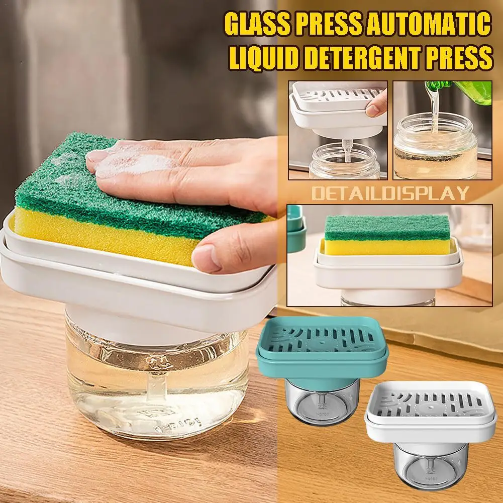 

Кухонный Ручной Дозатор для мыла с держателем губки