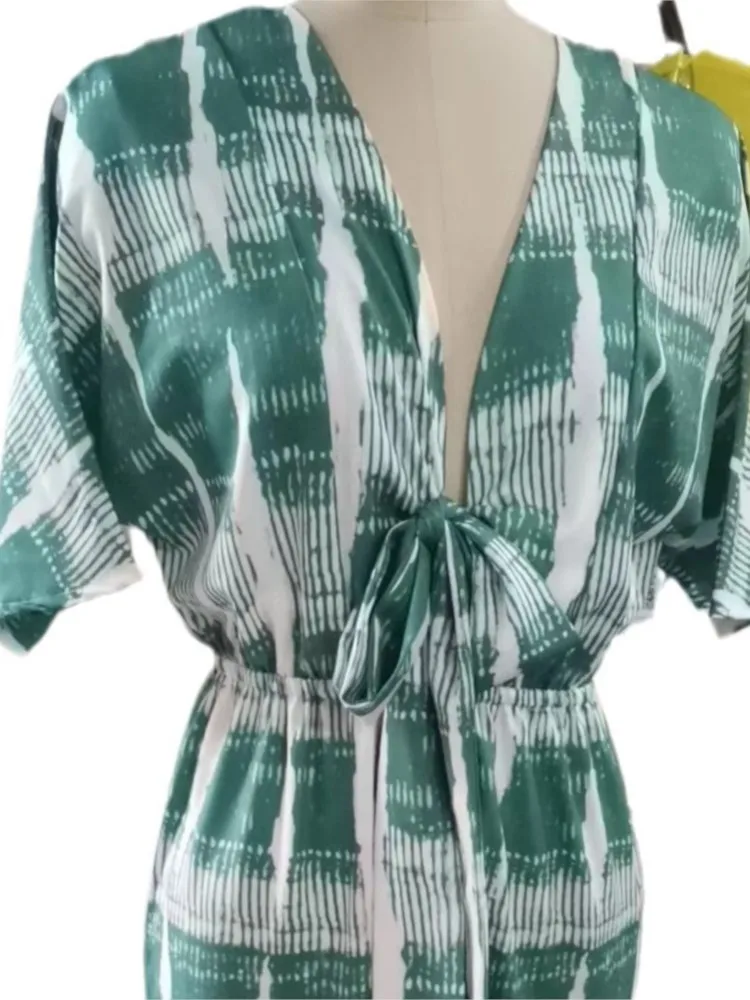 Комбинезон женский с принтом модный пикантный Повседневный удобный длинный