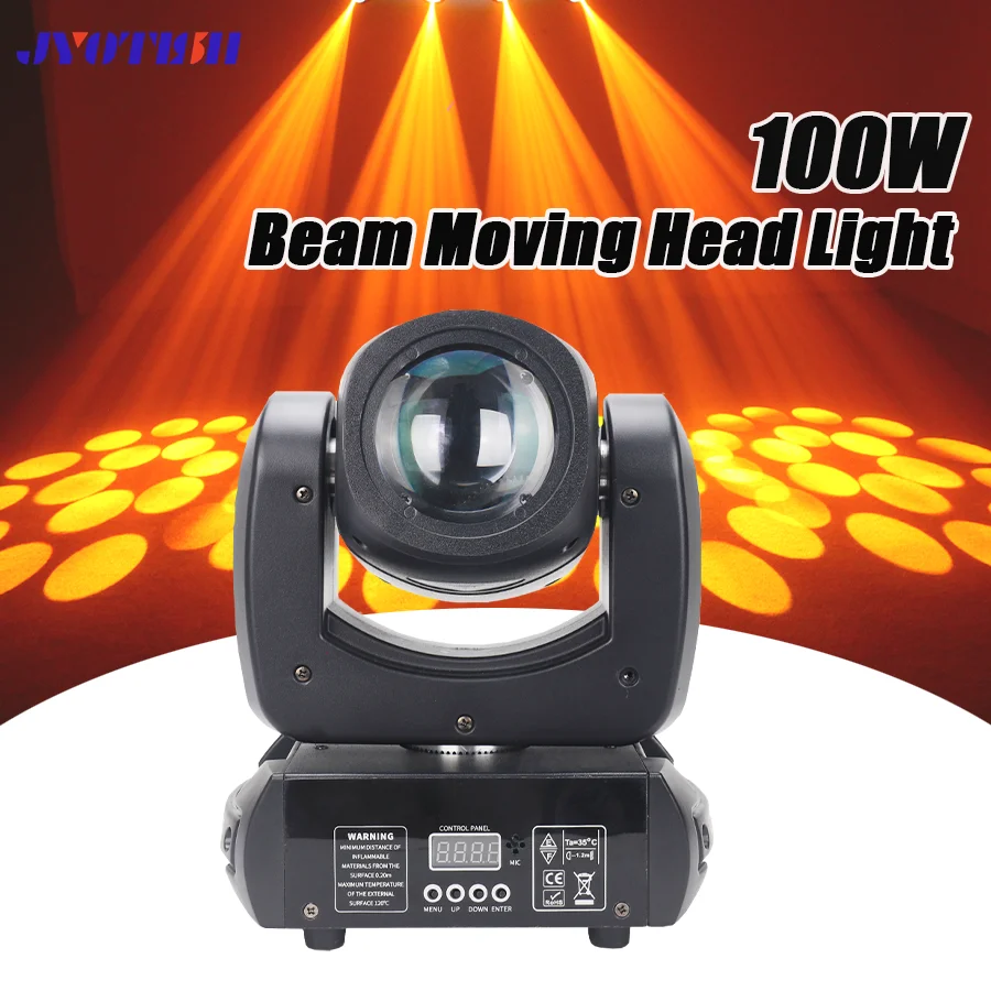 Светодиодный луч 100 Вт с подвижной головкой прожектор гобо сценический эффект