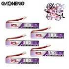 5 шт. GAONENG 380 мАч 3,8 в 60C 4,35 в HV Lipo батарея PH2.0 разъем для Happymodel Mobula7 Snapper BetaFPV 65S UK65 US65 Whoop Drone