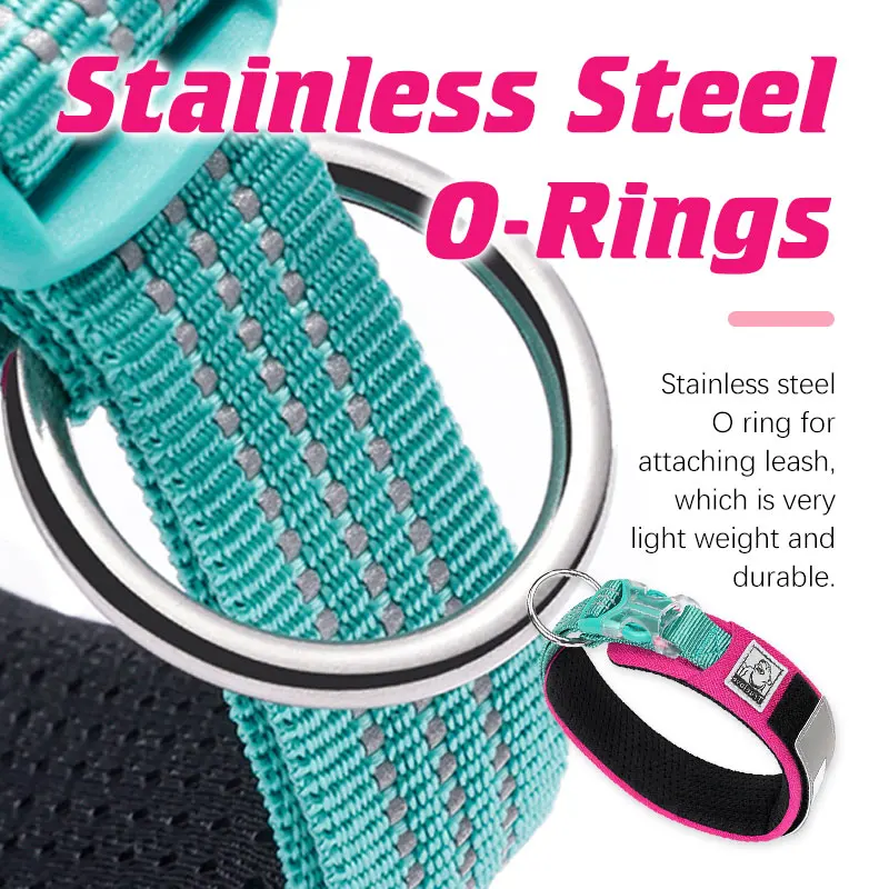 Ошейник для собак Truelove дышащий Регулируемый Светоотражающий ошейник с