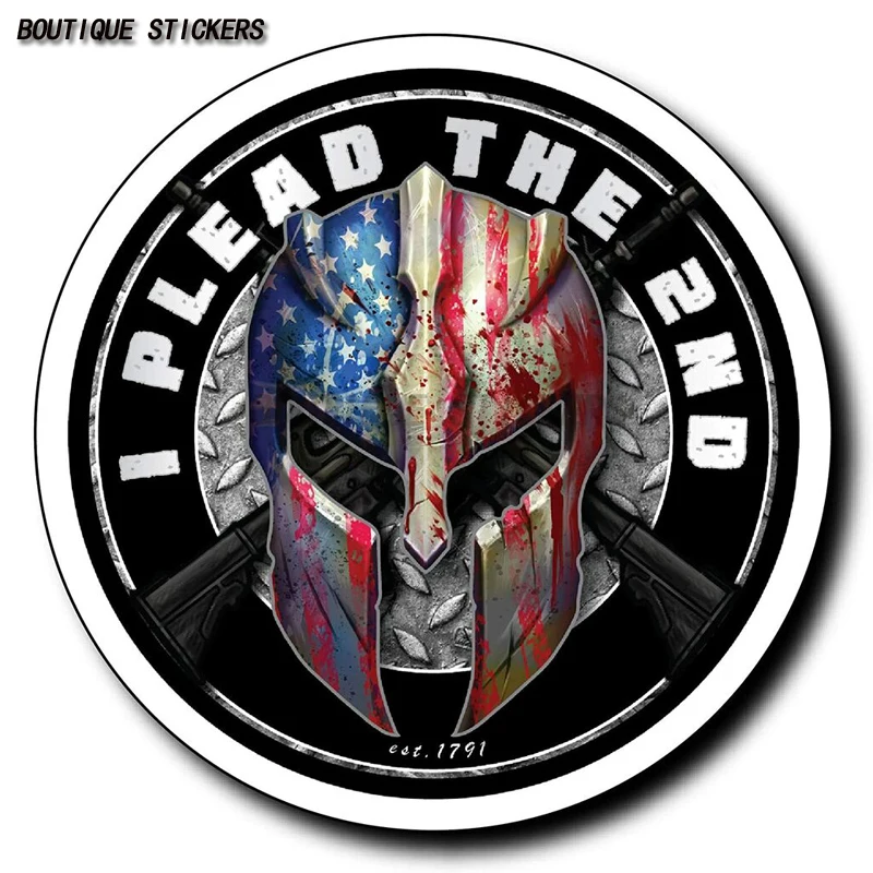 

Molon Lab Spartan Sticker Gun Rights Second Amendment to Get Their American Flag Waterproof Vinyl Window Bumper Sticker