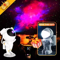 galaxy starry star projector astronaut lamp colorful sky night light led for kids bedroom projection home decorative light gifts