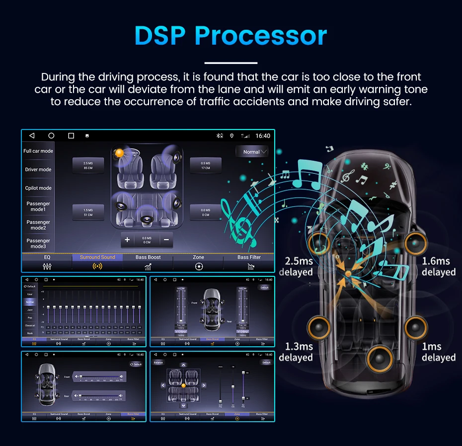 Автомобильный радиоприемник на Android 11 RDS DSP 6G + 128G автомобильный мультимедийный