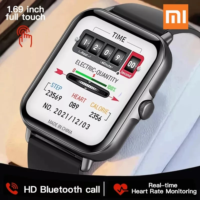 

Смарт-часы xiaomi с пульсометром и Bluetooth-вызовом, IP67