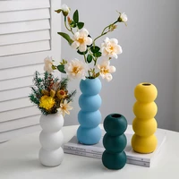 nordic simple morandi art vase villa livingroom dining room office decor home vases decoration accessories flower arrangements