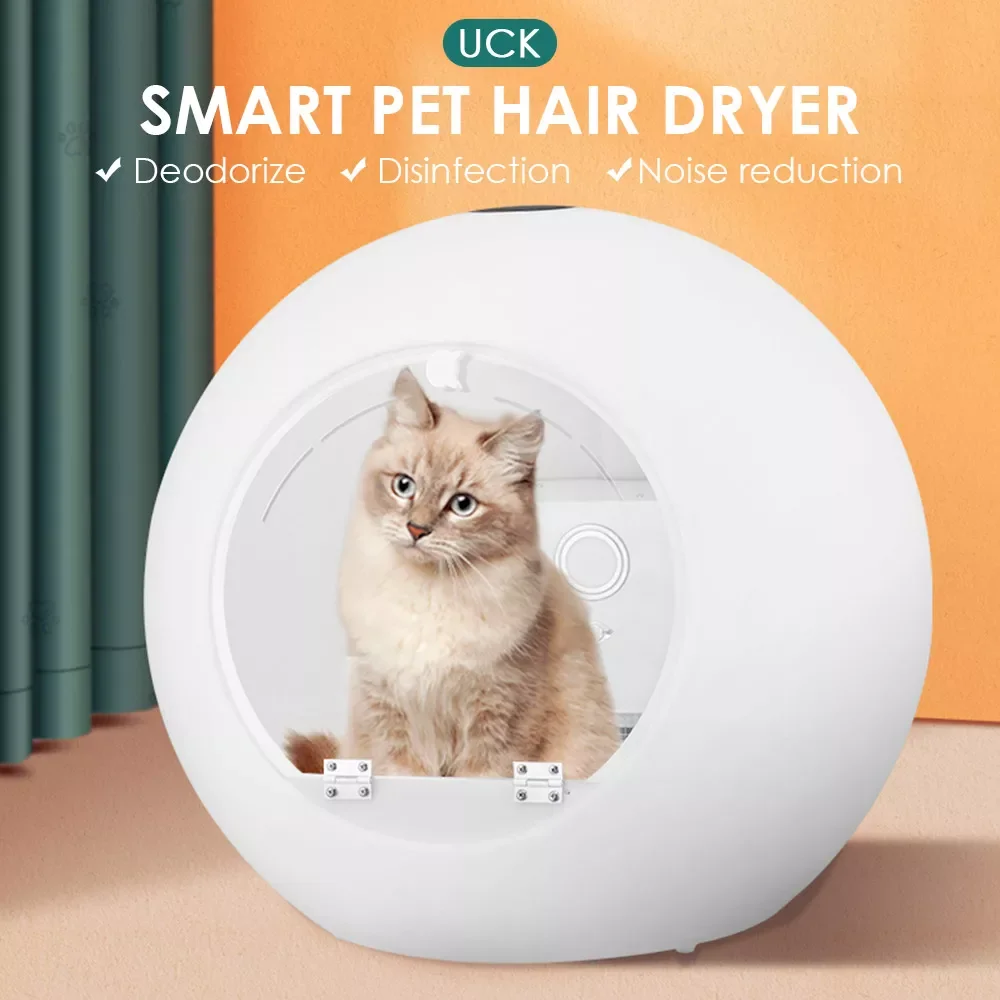 

NEW2023 Professional Pet Hair Drying Box Automatic Dog Grooming Pet Body Drying For Fat Cats Blowing Hair Dryer Intelligent