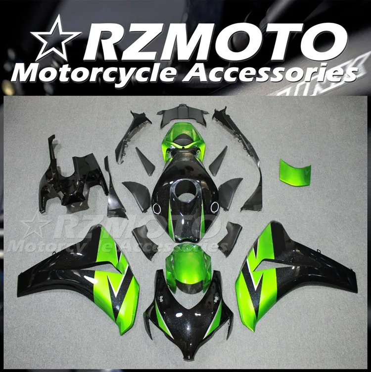 

Injection Mold New ABS Fairings Kit Fit for HONDA CBR1000RR 2008 2009 2010 2011 08 09 10 11 Bodywork Set Green Black