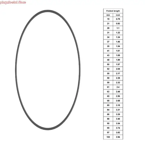 Резиновый ремень DNVYUAX для кассетных плееров 1.2 мм