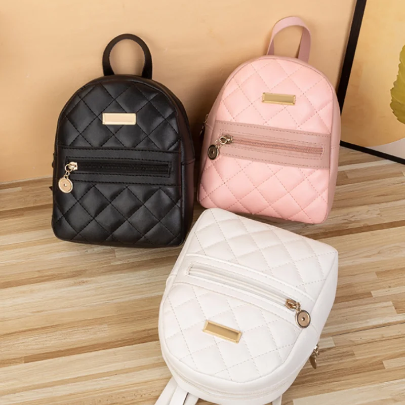 Мини-рюкзак из ПУ кожи Leder женские кожаные рюкзаки для дам повседневный рюкзак