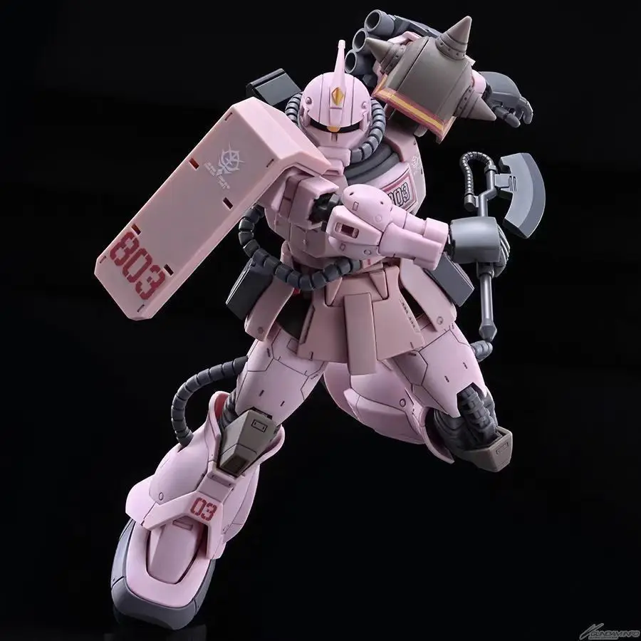 Фото Бандай PB HG 1/144 MS-06D Заку Дисерт Тип Розовая Пантера Форс, фигурка персонажа из аниме, мобильный костюм Гандам, игрушки для мальчиков. №3