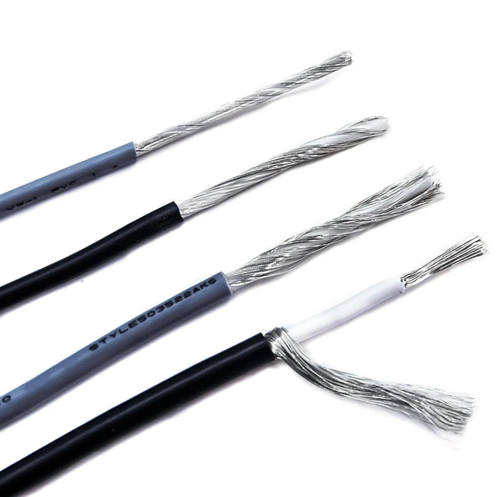 1-10 м UL1185 кабель 10/12/14/16/18/20/22/24/26/28/14/16/18/20/22/24/26AWG электронный подключение экранированной аудиосигнальной линии