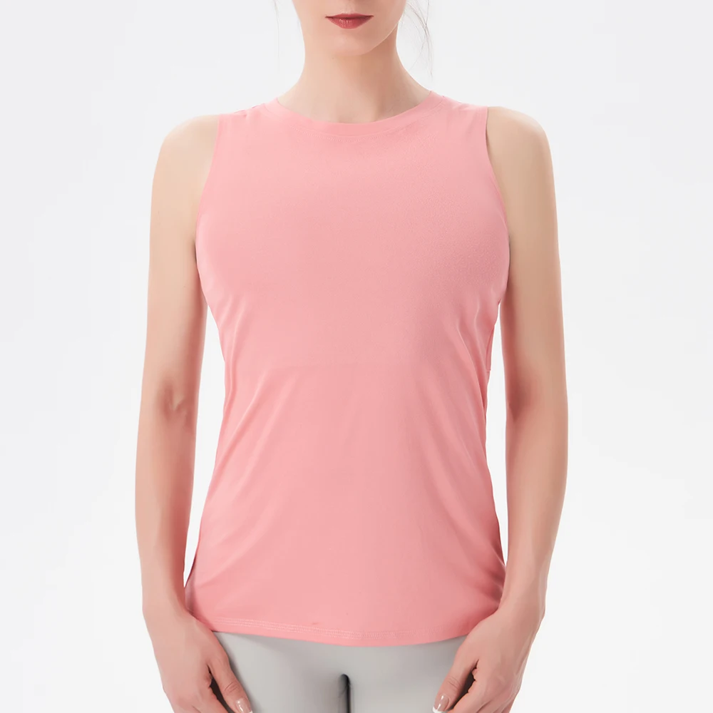 2023 New Gym Tops Women's Sports Top Training Sleeveless Yoga Shirts Fitness Running Quick Dry Vest Crop Top Basic Sportswear