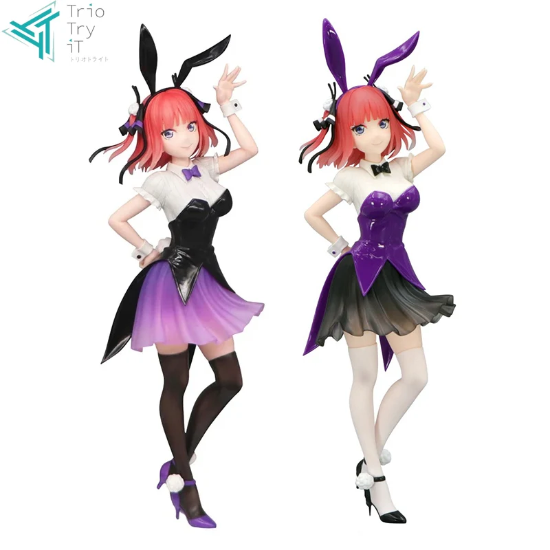 Фото В наличии FuRyu Trio-Try-iT The Quintessential Quintuplets Nakano Ichika Nino Miku Yotsuba Itsuki Bunny Girl Аниме Фигурка Игрушка №3