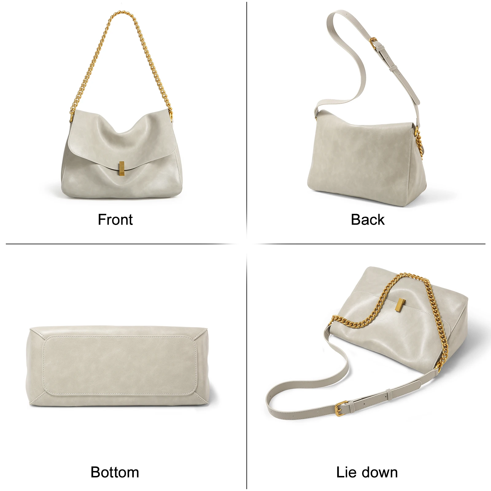 Женская сумка через плечо ITAMOOD из искусственной кожи вместительная сумка-тоут на