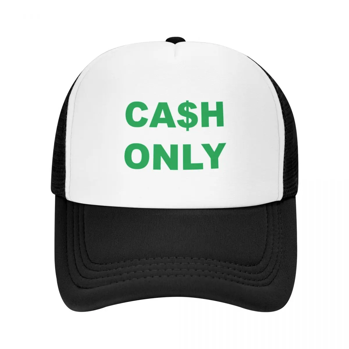 

New Cash Only Funny Money Saying Quote Baseball Cap Brand Man Caps tea hats Beach Bag Beach Hat For Men Women'S 1