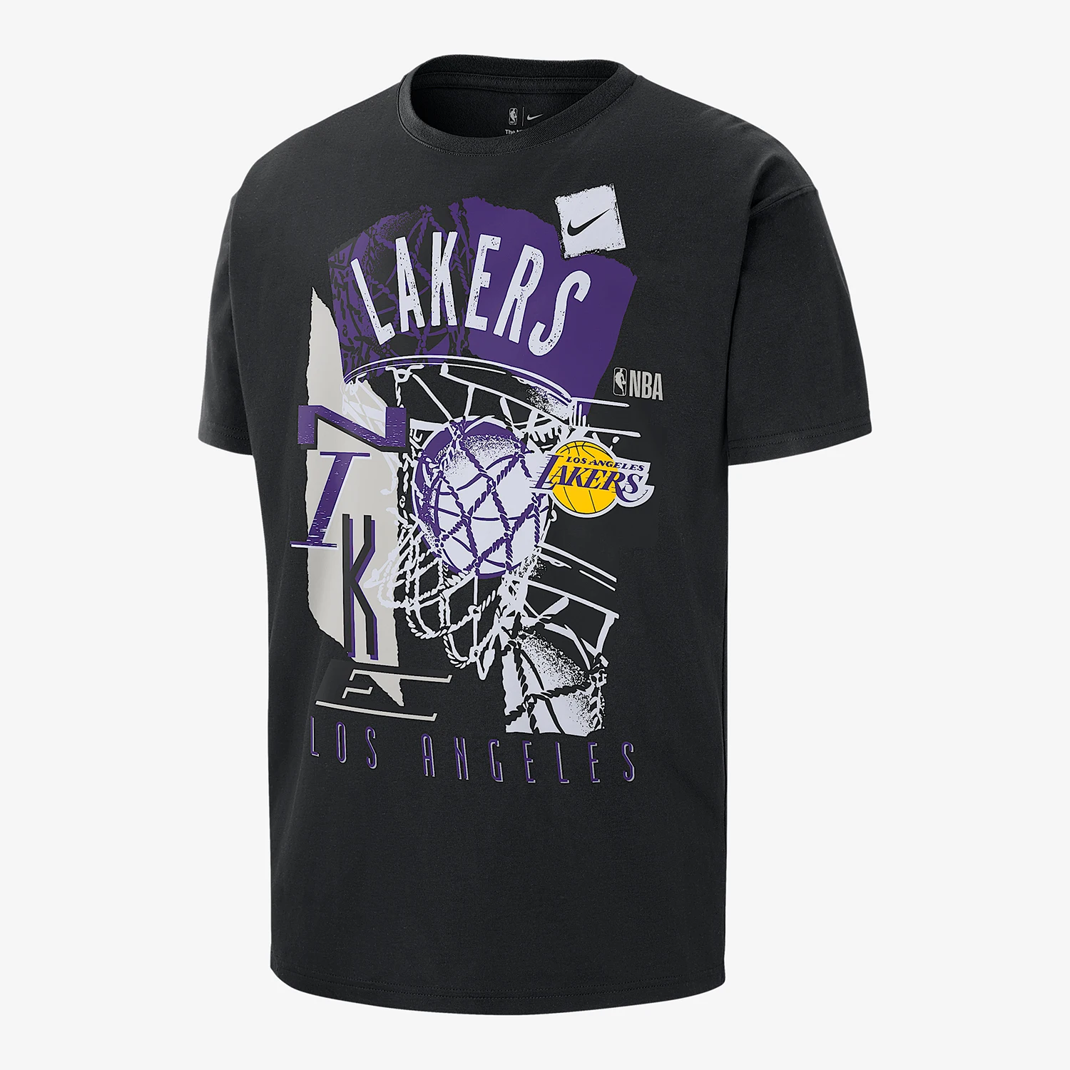Фото Оригинальная мужская футболка Nike NBA в ретро-стиле с круглым вырезом, легкая и удобная, с короткими рукавами, модель HV5643-010. №1