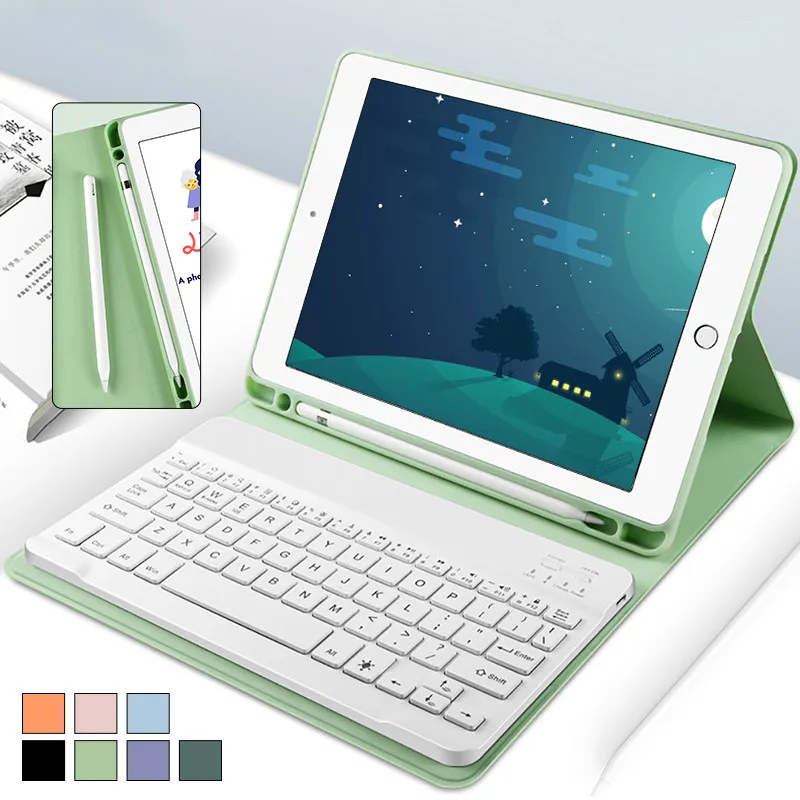 

Чехол с Bluetooth-клавиатурой для IPad Air 2, 2020, 7, 8, 10,2, 5, 6, Air 3, Air 4, 9,7, IPad Pro 11