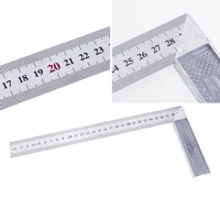 30cm stainless steel right angle measuring rule tool square ruler 0 12 inches straight 90 degree angle ruler carpentry measuring
