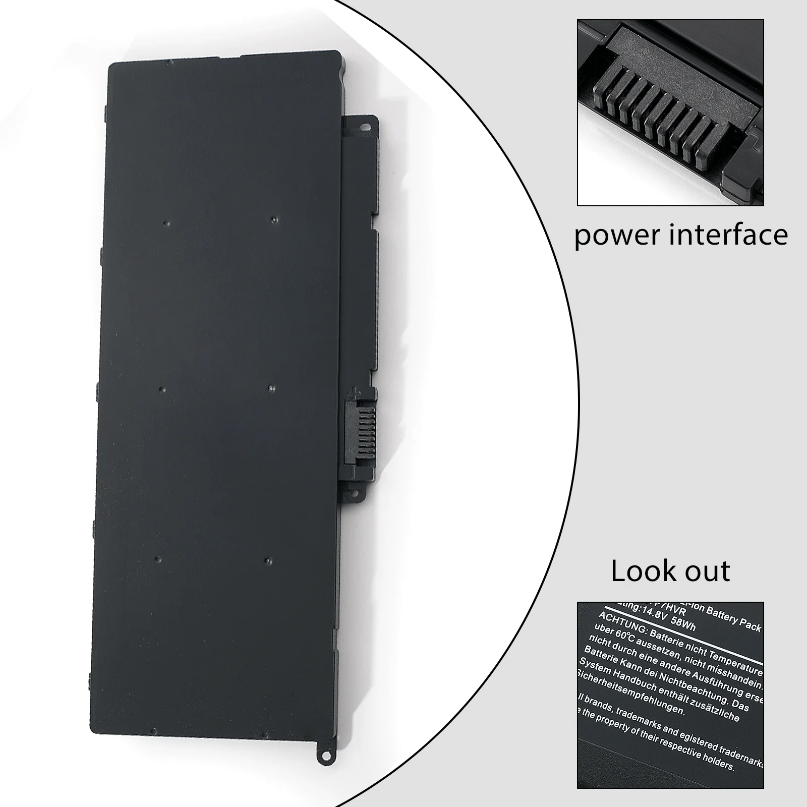 Аккумулятор F7HVR для Dell Inspiron