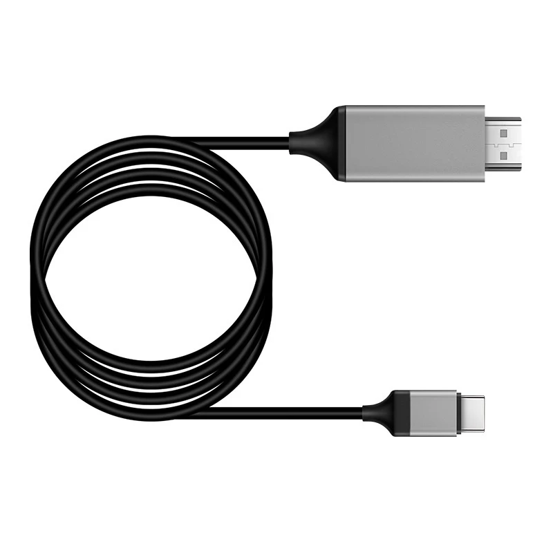 

Кабель-адаптер с Type-C на HDMI, 60 Гц, кабель высокой четкости для проекции экрана ноутбука, планшета
