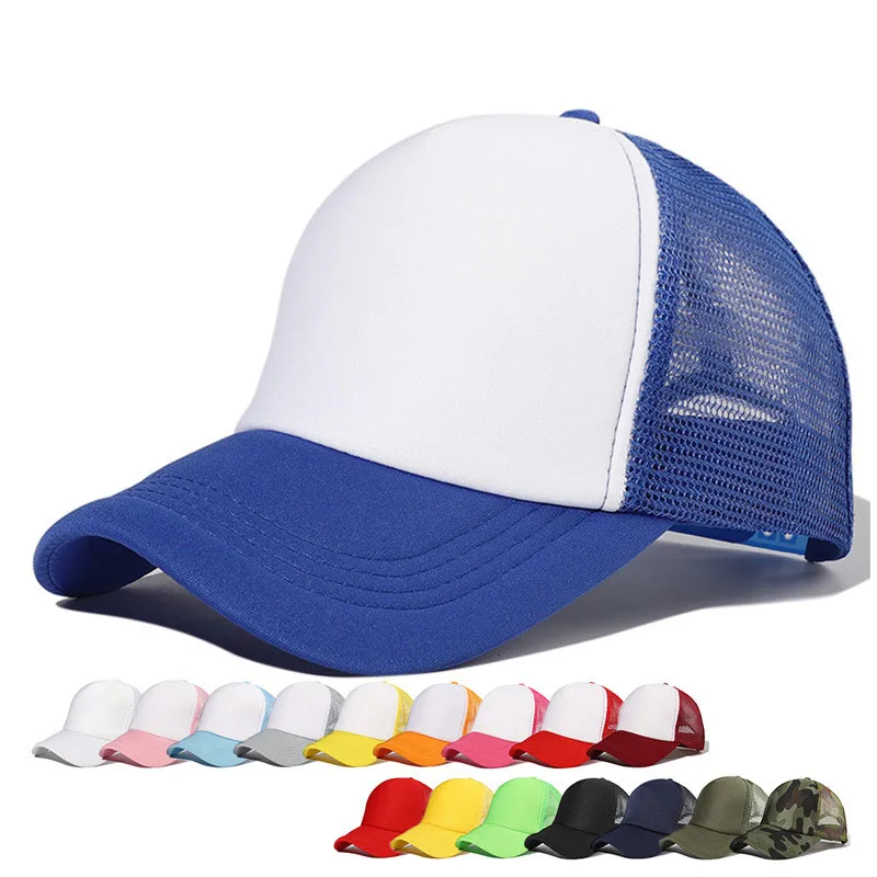 

18 Colors Summer UV Protection Sun Hat Mesh Breathable Outdoor Sports Caps Hiking Fishing Running Sunshade Snapback Baseball Cap