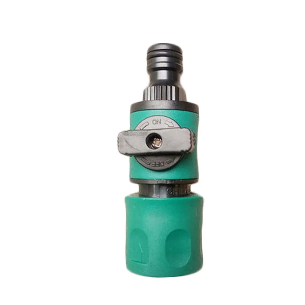 

16mm Joint 1/2 Inch To 16mm Quick connector With Valve Garden Irrigation System Fast couplings Accessories Garden Supplies